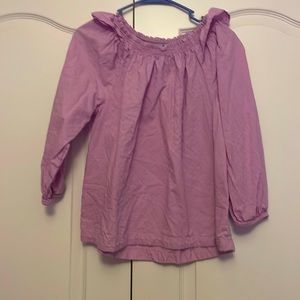 Purple long sleeve dress shirt